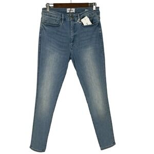 FRAME LE ONE SKINNY HIGH‎ RISE ANKLE LENGTH FADING MEDIUM WASH STRETCH SIZE 2